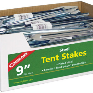 STEEL TENT STAKE 9" BULK