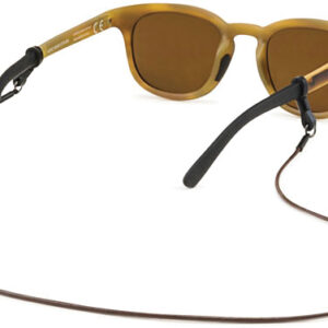 CROAKIES BRN LTHR EYEWR RTNR