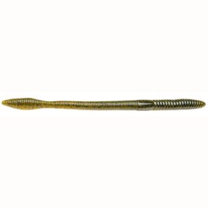 Strike King Bullworm 10in 6ct Green Pumpkin