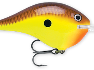 Rapala DT Series 10' 3-5oz 2.25in Chartreuse Rootbeer Craw