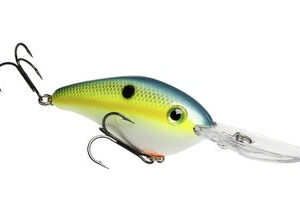 Strike King Series 6XD - 1oz Chartreuse Sexy Shad
