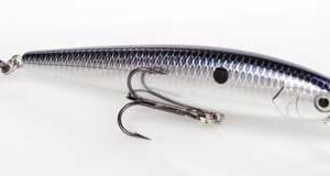 Strike King KVD Jerkbait 2 Hook 4.5in Chrome Blue