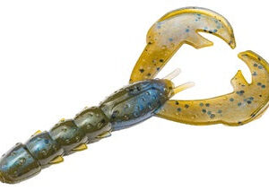 Strike King Rage Baby Craw 3in 9pk Blue Craw