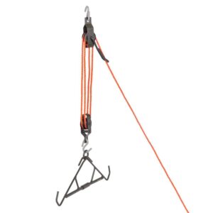 Allen Takedown Gambrel and Hoist Steel 500 lbs Orange