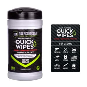 Breakthrough Clean Technologies Multi-Purpose CLP Quick Wipes 5"x6" 50-ct
