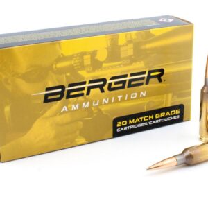 Berger Target Rifle Ammunition 6mm Creedmoor 109 gr LRHT 2940 fps 20-ct