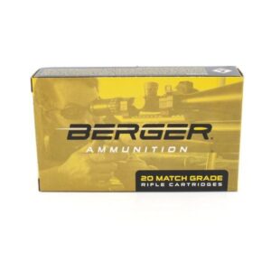 Berger Bullets Match Grade Rifle Ammunition 6.5mm Creedmoor 140gr Hybrid Target 20-ct