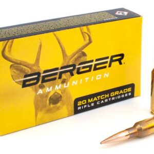 Berger Bullets Elite Hunter Rifle Ammunition 6.5mm Creedmoor 156gr EOL 2680 fps 20-ct