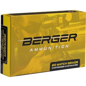 Berger OTM Tactical Rifle Ammunition .338 Norma Mag 300gr OTM 2725 fps 20-ct