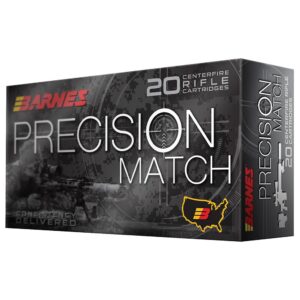Barnes Precision Match Rifle Ammunition 6.5 Creedmoor 140 gr OTM 2700 fps 20-ct