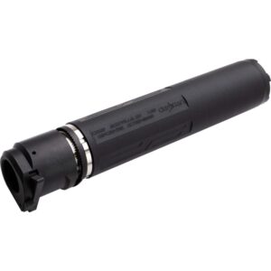 CMMG Defcan 762 Direct Thread Suppressor .308 Win 1-3-8x24 Black with 5-8x24 Muzzle Brake
