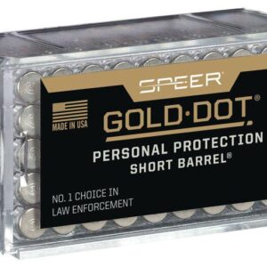 Speer Gold Dot Short Barrel Personal Protection Rimfire Ammunition .22 WMR 40 gr HP 1050 fps 50-ct