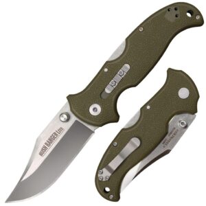 Cold Steel Bush Ranger Lite Rocker Lock Knife  - 3-1-2" Satin Blade OD Green GFN