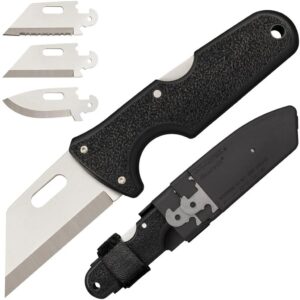 Cold Steel Click-N-Cut Exchangeable Blade Knife Black BDS - 2-1-2" Blade Satin