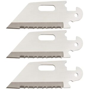 Cold Steel Click-N-Cut Replacement Blade 3-pk - 2-1-2" Reverse Tanto Serrated