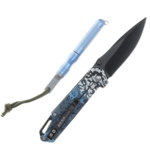 Bear & Son Edge Folding Knife 3" Drop Point Blade Truetimber Rift