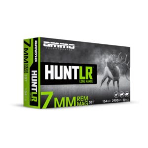 Ammo Inc. Hunt LR Rifle Ammunition 7mm Rem Mag 154 gr PT 2900 fps 20-ct