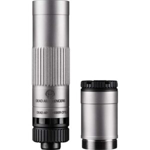 Dead Air Mojave 9 Modular Silencer 9mm Luger 1-2-28 Piston Silver