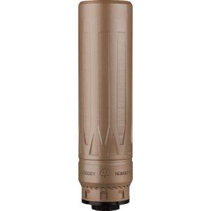 Dead Air Nomad-Ti XC Silencer w-Direct Thread 5-8-24 HUB Mount 7.62mm(.30 Cal) FDE