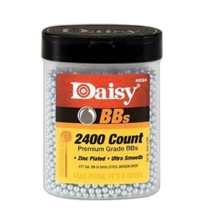Daisy PrecisionMax .177 BB Zinc-Plated Steel 2400-ct Bottle