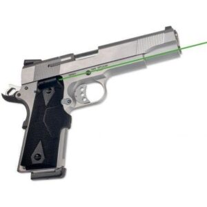 Crimson Trace Semi-Automatic Lasergrip - 1911 Gov't-Commander Front Activation Green Laser
