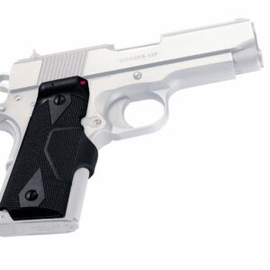 Crimson Trace Semi-Automatic Lasergrip - 1911 Officer-Defender-Compact Front Activation Green Laser