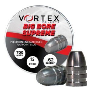 Vortex Big Bore Supreme Air Rifle Pellets .62 cal 700 gr 15-ct