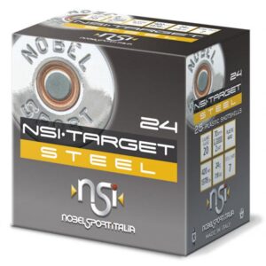 Nobel Target Steel Shotshells 20 ga 2-3-4" 1oz 1378 fps #7 25-ct