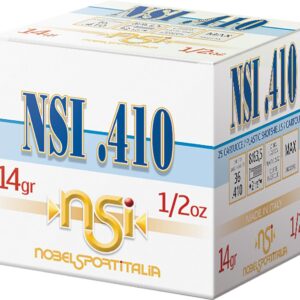 Noble NSI .410 Shotshell .410 ga 2-1-2" 1-2 oz. 1240 fps #8 25-ct