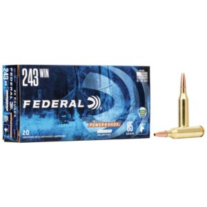 Federal Copper Power-Shok Rifle Ammunition .243 Win 85 gr CHP 3200 fps 20-ct