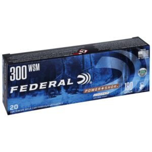 Federal Copper Power-Shok Rifle Ammunition .300 WSM 180 gr CHP 20-ct