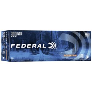 Federal Power-Shok Rifle Ammunition .300 WSM 180 gr SP 2980 fps - 20-box