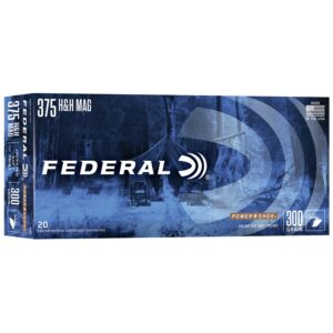 Federal Power-Shok Rifle Ammunition .375 H&H 300 gr SP 2530 fps - 20-box