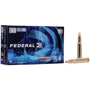 Federal Power-Shok Rifle Ammunition 8x57mm 170 gr SP 2250 fps - 20-box