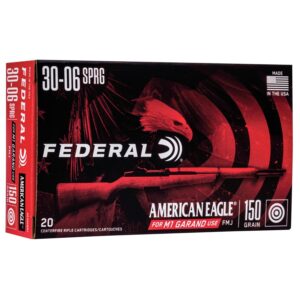 Federal American Eagle Rifle Ammunition .30-06 Sprg 150 gr FMJ 2740 fps - 20-box
