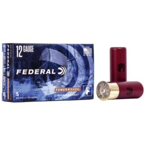 Federal Power-Shok 12ga 2-3-4" 9 plts #00 1325 fps 5-ct