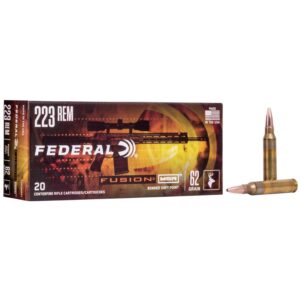 Federal Fusion Rifle Ammunition .223 Rem 62 gr MSR 2750 fps 20-Box