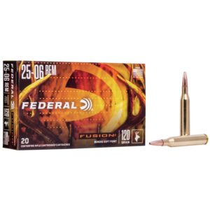 Federal Fusion Rifle Ammunition .25-06 Rem 120 gr BTSP 2980 fps - 20-box