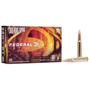 Federal Fusion Rifle Ammunition .30-06 Sprg 165 gr BTSP 2790 fps - 20-box