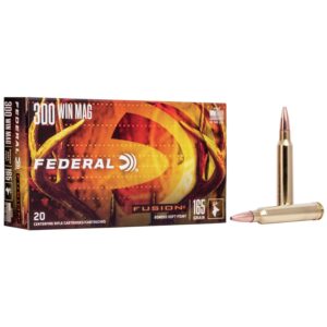 Federal Fusion Rifle Ammunition  .300 Win. Magnum 165gr Fusion 20-Box