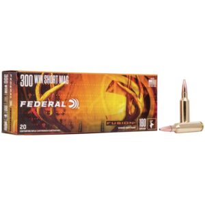Federal Fusion Rifle Ammunition .300 WSM 180 gr BTSP 2960 fps - 20-ct