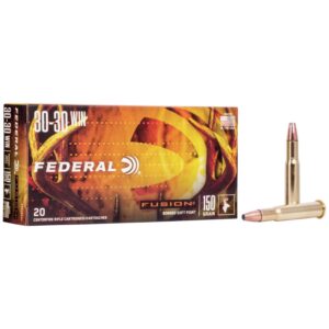 Federal Fusion Rifle Ammunition .30-30 Win 150 gr BTSP 2390 fps - 20-box
