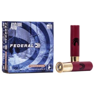 Federal Power-Shok Rifled Slug .410 ga 2 1-2" MAX 1-4 oz Slug 1775 fps - 5-box