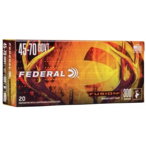 Federal Fusion Rifle Ammunition .45-70 Govt 300 gr SP 1850 fps 20-ct