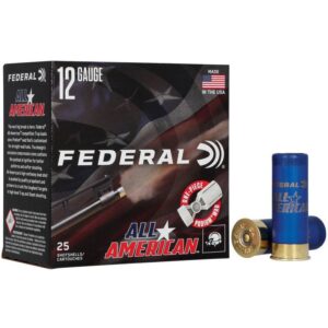 Federal All American Shotshells 12ga 2-3-4" 1oz 1200 fps #7.5 25-ct