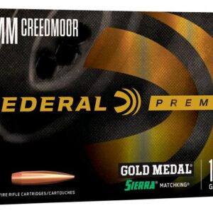 Federal Gold Medal Berger Hybrid Rifle Ammuntion 6mm Creedmoor 109gr BTHP 2975 fps 20-ct