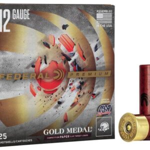 Federal Gold Medal Grand Paper Shotshells 12 ga 2-3-4" 1oz 1290 fps #8 25-ct