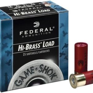 Federal Game-Shok Upland Game - Hi Brass Load - 12ga 2-3-4" 1-1-4oz. #4-Shot 25-Box
