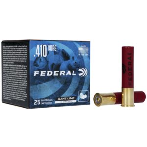 Federal Game-Shok Hi-Brass Load .410 ga 2 1-2" 1-2oz 1200 fps #6 25-ct