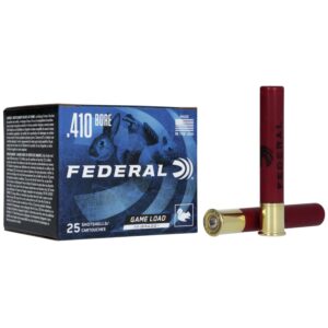 Federal Game-Shok Upland Game - Hi Brass Load - .410ga 3" 11-16oz. #4-Shot 25-Box